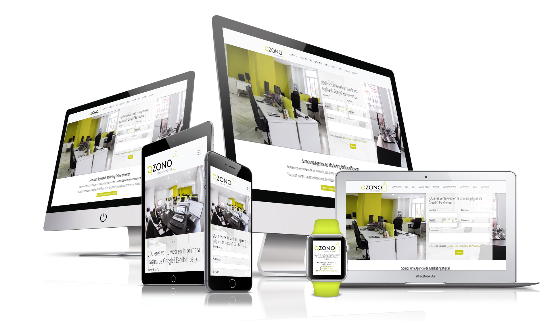 Diseño y Desarrollo de paginas webs en Madrid